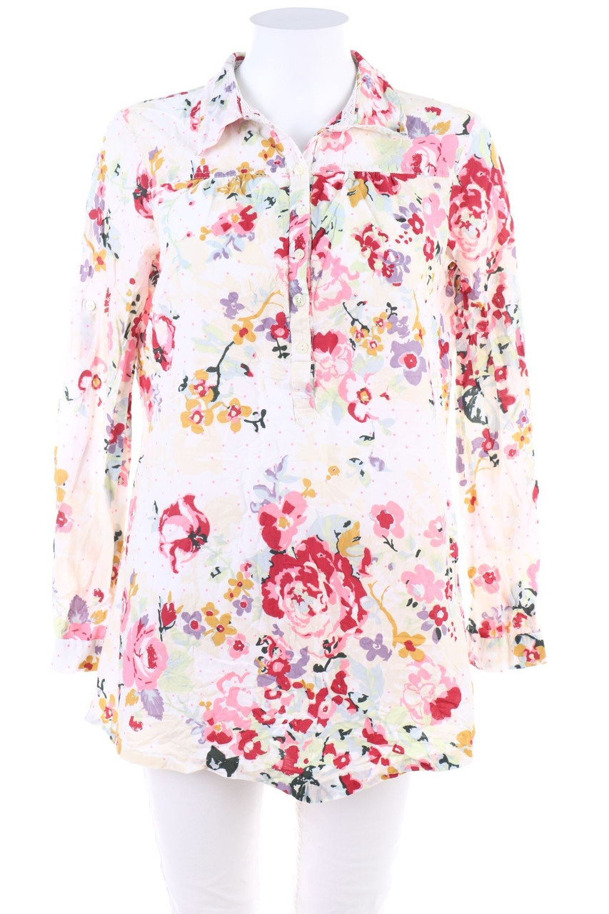 promod - Hemd-Bluse mit Blumen-Print - D 42