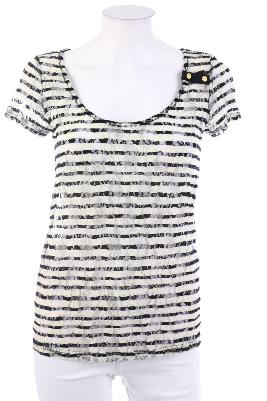 KOOKAI - Spitzen-Kurzarm-Shirt - S