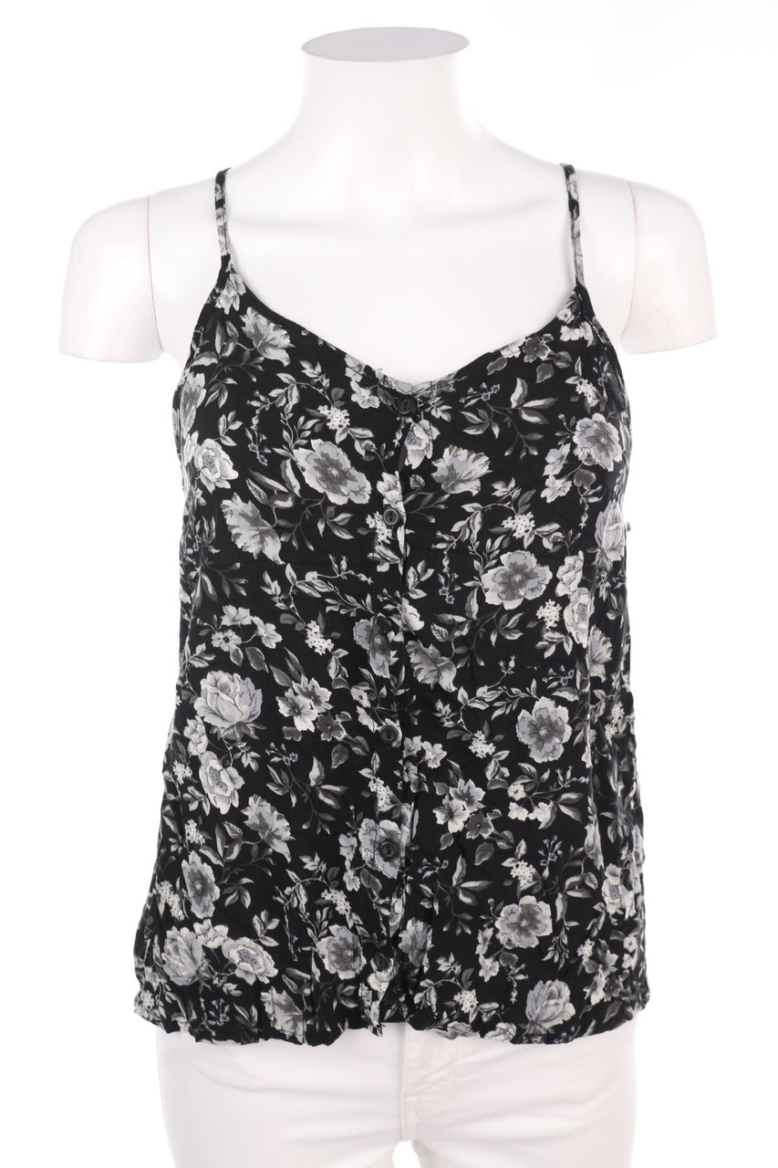 H&M - Top mit Blumen-Print - XS