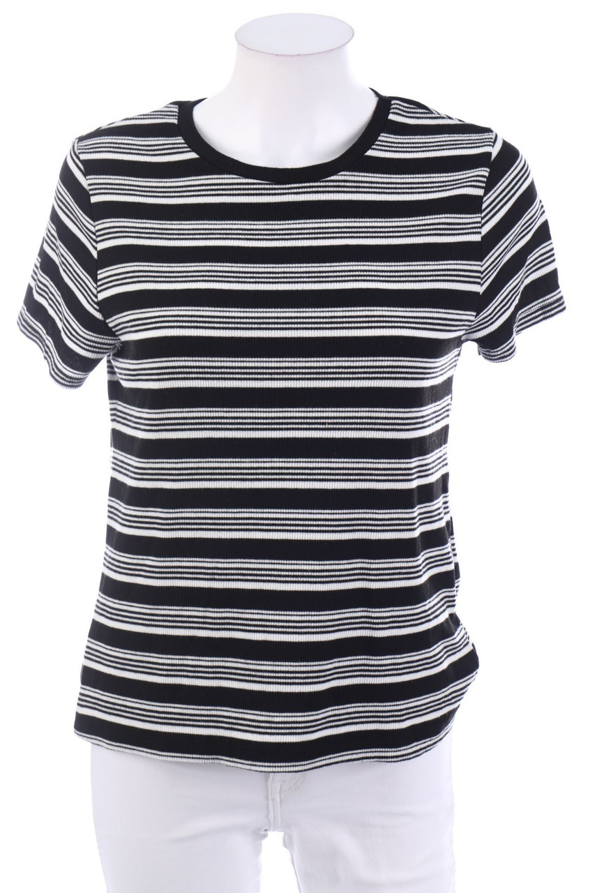 No Label - Shortsleeve-Shirt with Stripes - D 40
