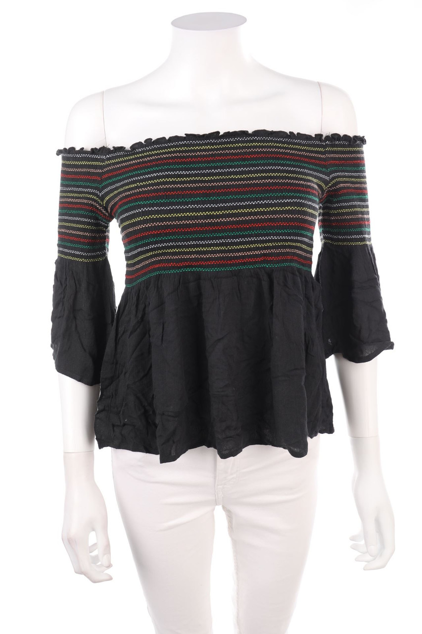 HOLLISTER - Off-the-shoulder blouse, Viscose - S