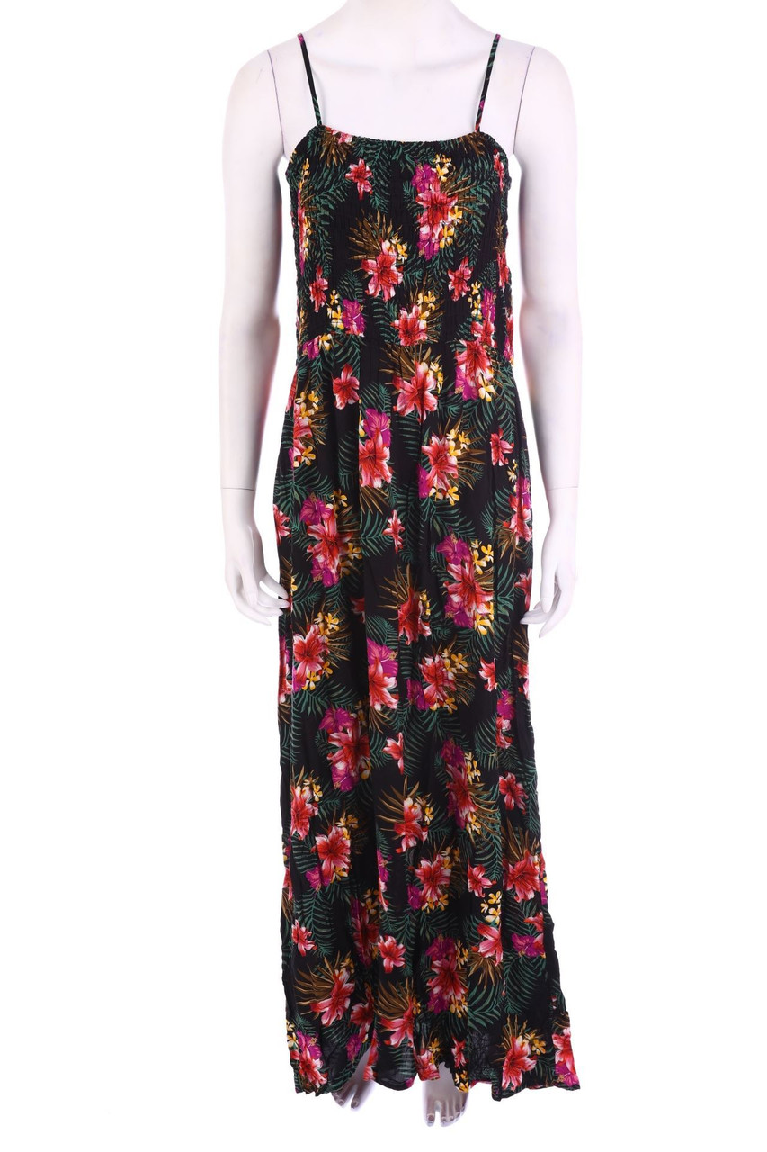 No Label - Maxi Dress with Flower Print - D 38