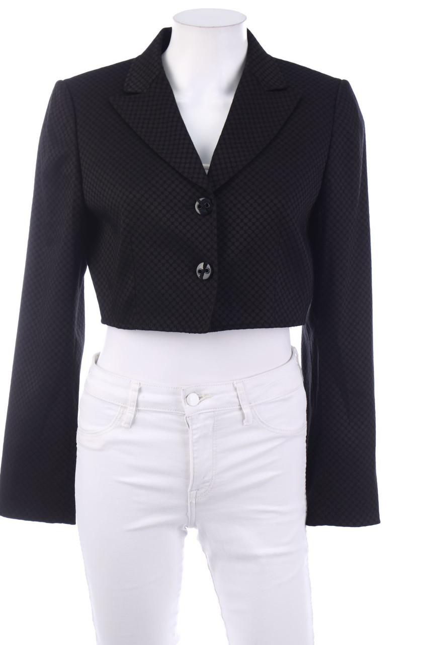 TAHARI ARTHUR S. LEVINE - Cropped-Blazer with Dots - D 34