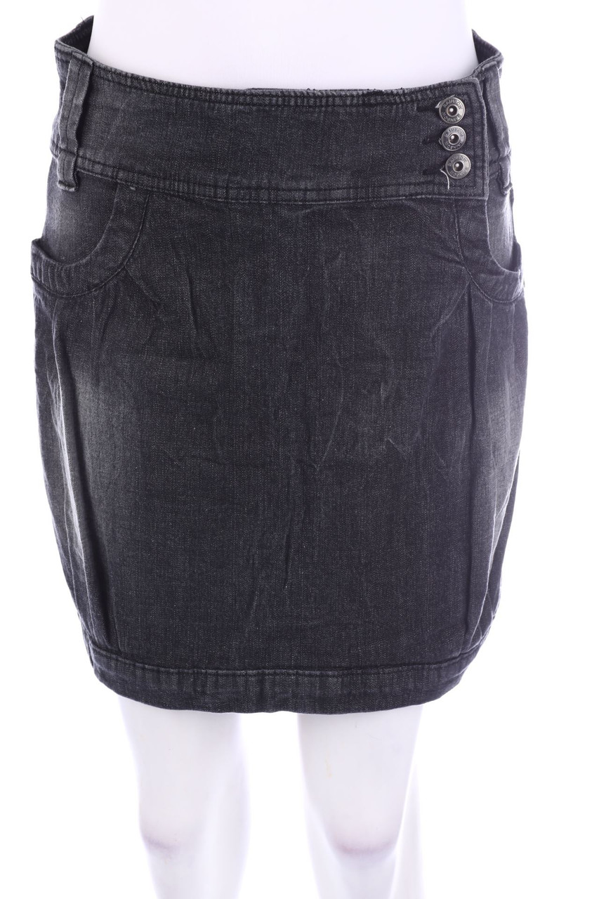 RAINBOW - Denim Mini Skirt - M