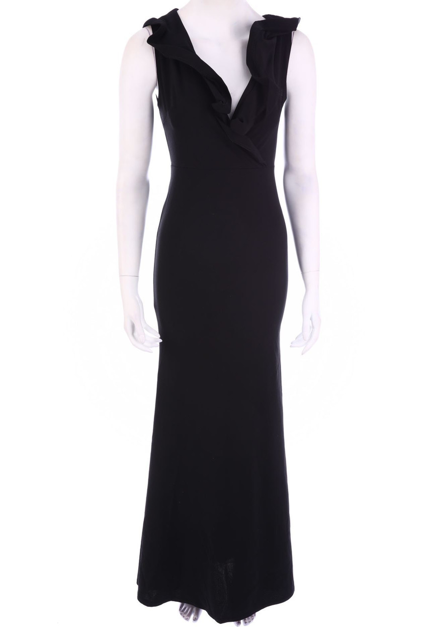 Ohne Label - Maxi-Kleid mit Volants - D 34