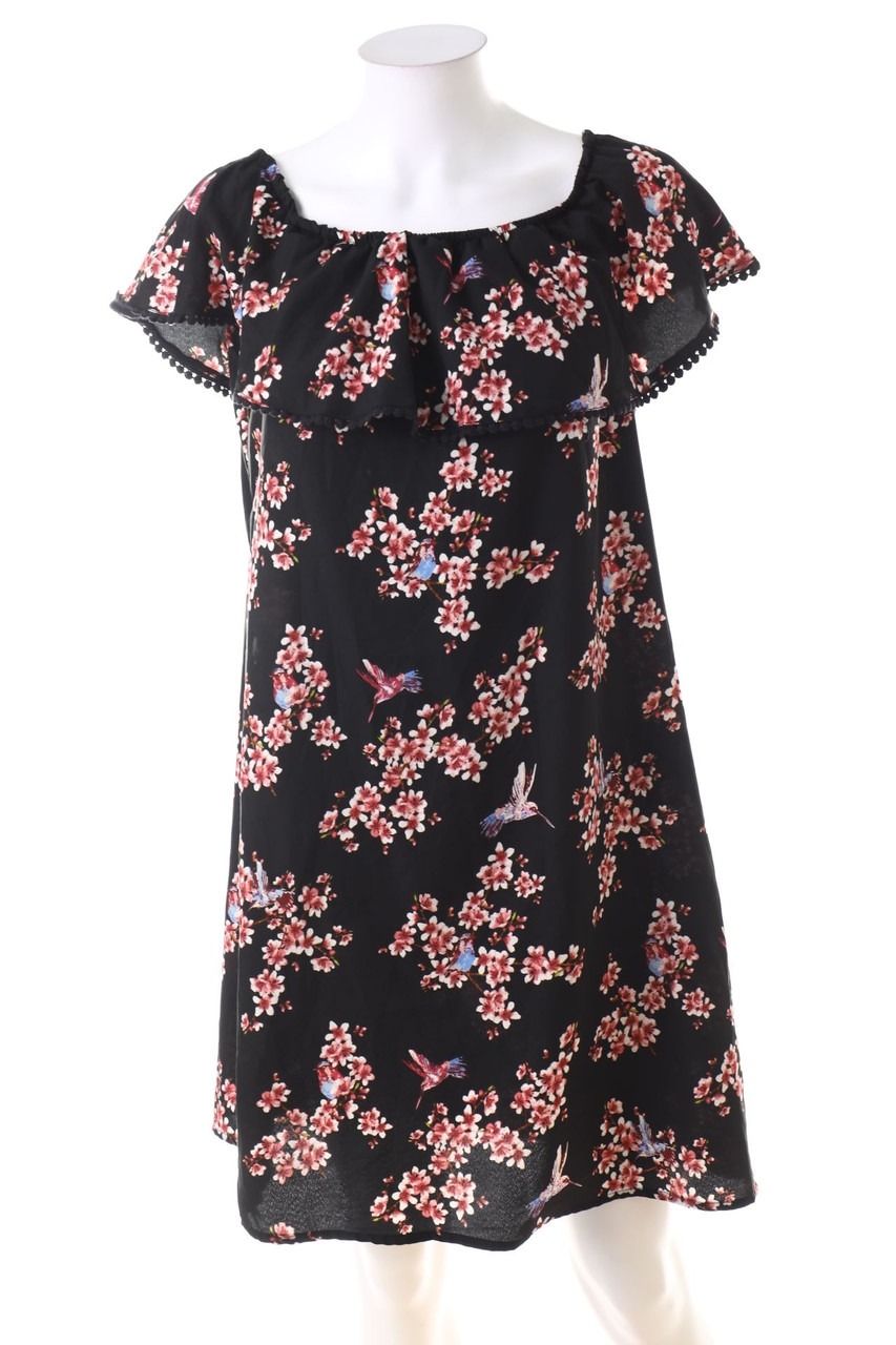 JEAN PASCALE - Kleid mit Blumen-Print - XL