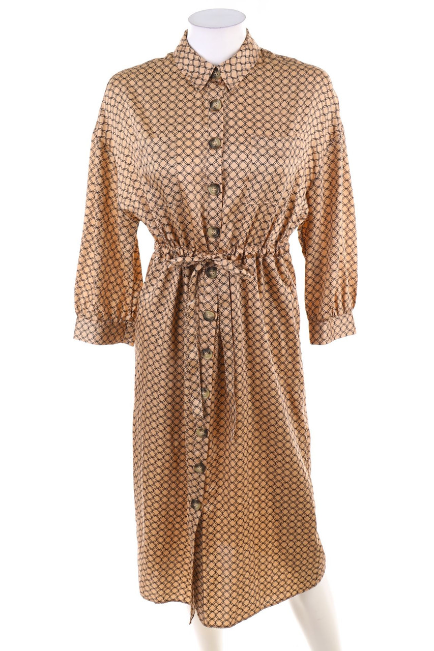 PRIMARK - Shirt Dress with Geo Pattern - S