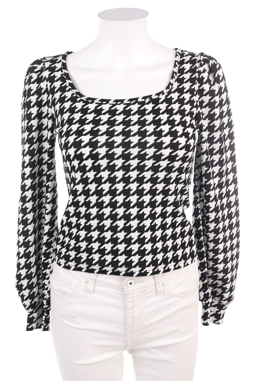 SHEIN - Longsleeve-Shirt mit Karo-Muster - XS