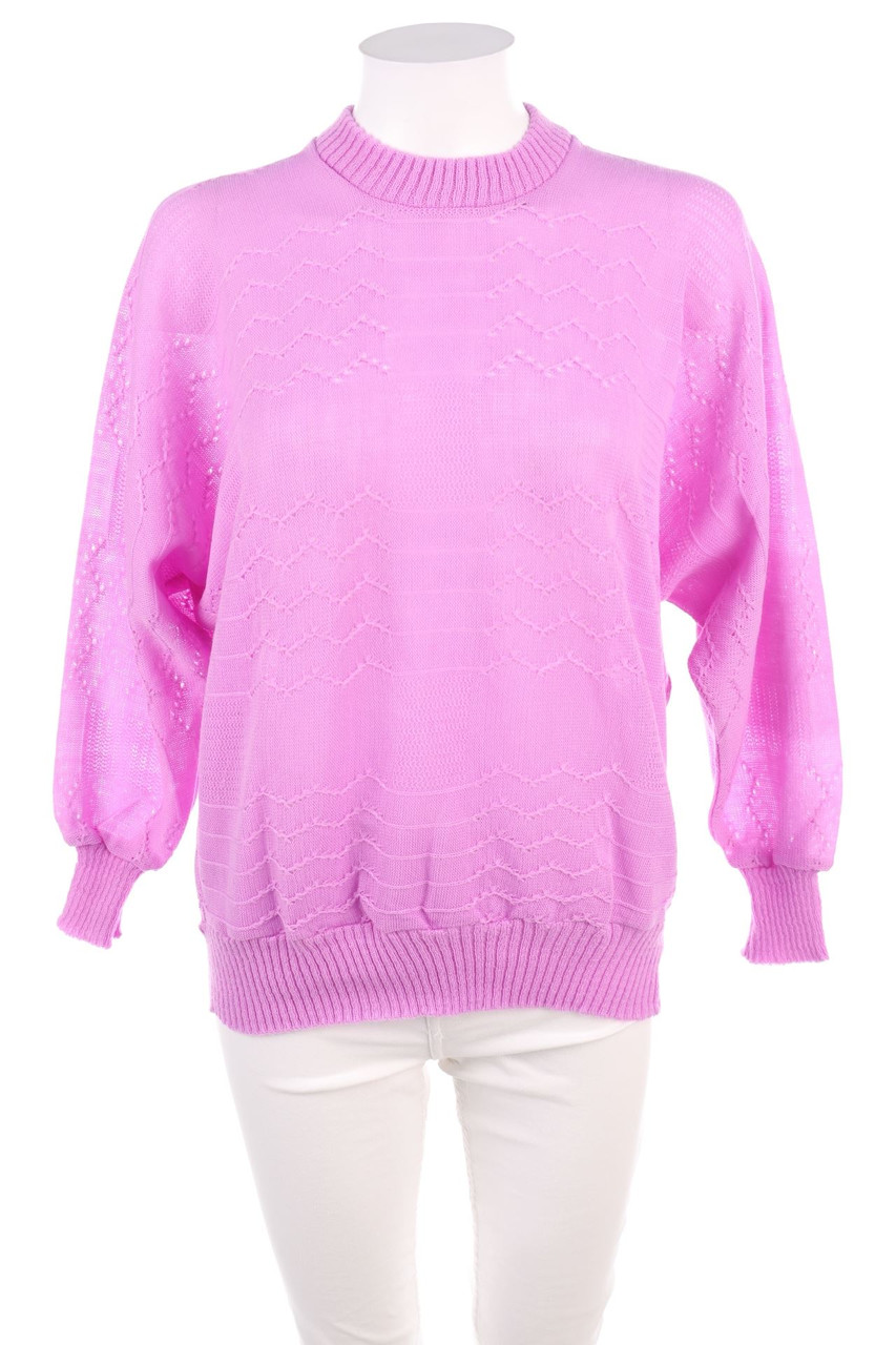 Ohne Label - Strick-Pullover mit Muster - M