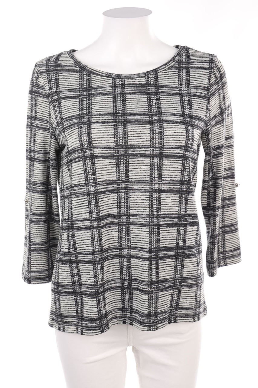 RESERVED - Cropped-Sleeve Pullover - M