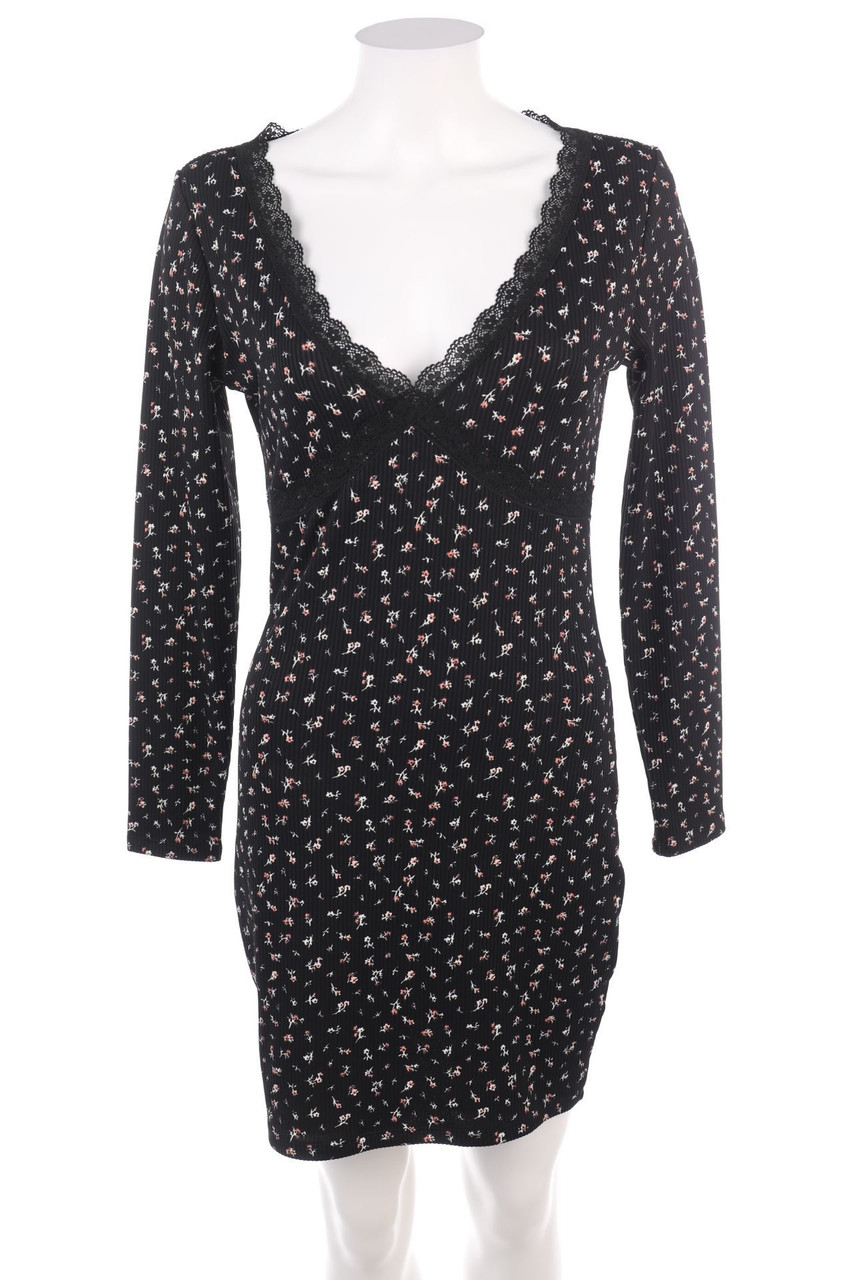 No Label - Mini Dress with Flower Print - D 36