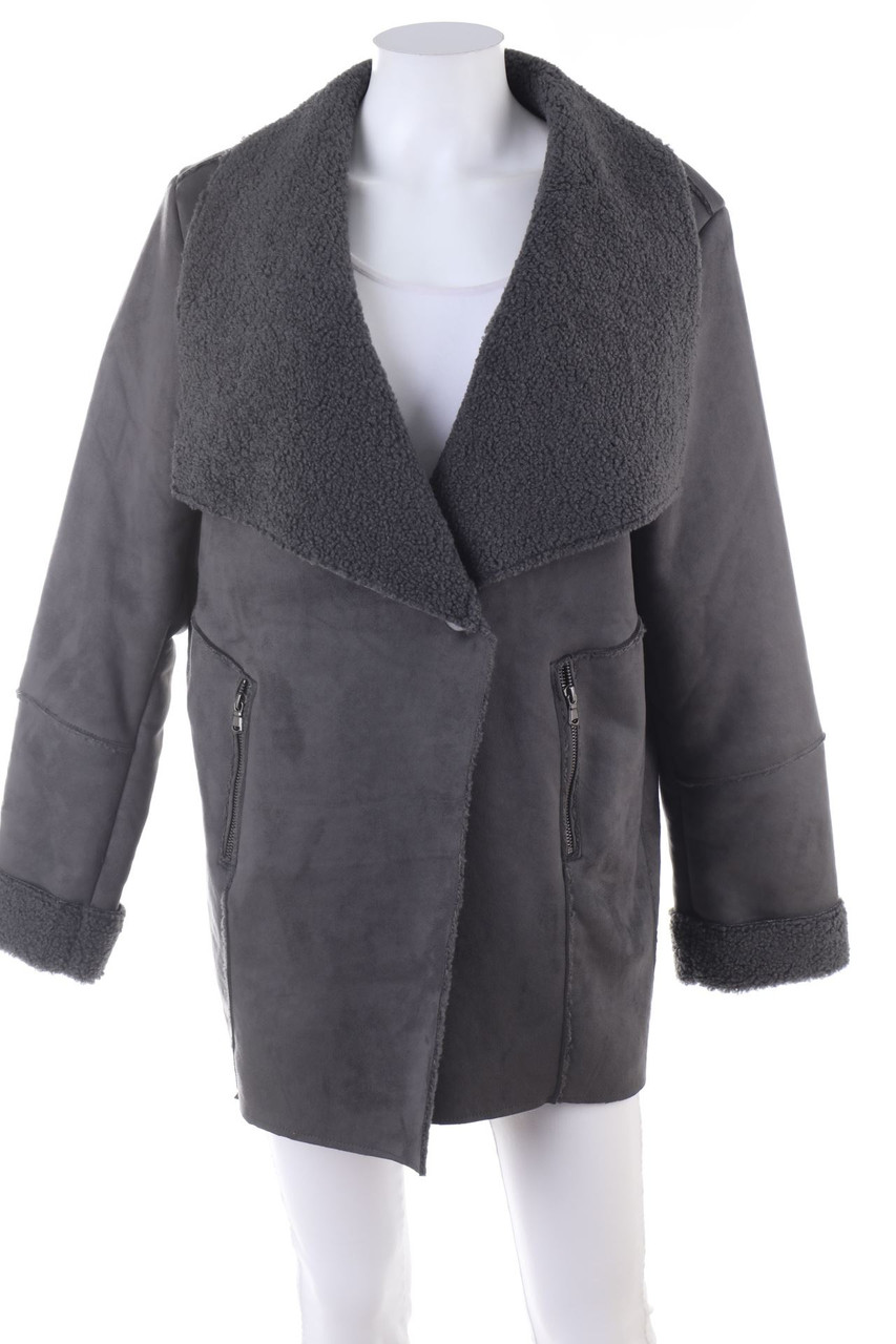 blue motion by HALLE BERRY - Faux Shearling-Jacke - L