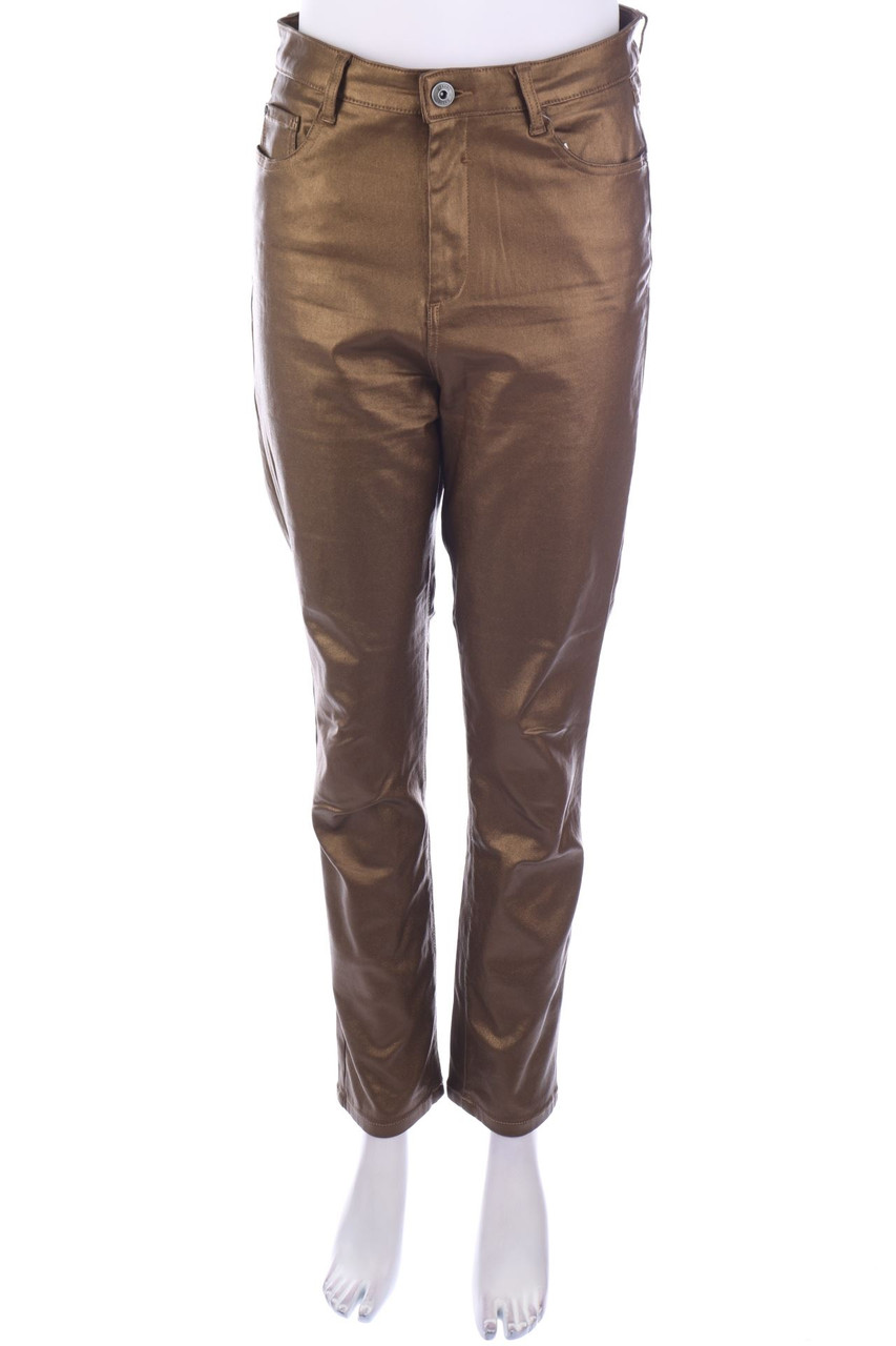 C&A - Coated Straight Cut Jeans - L