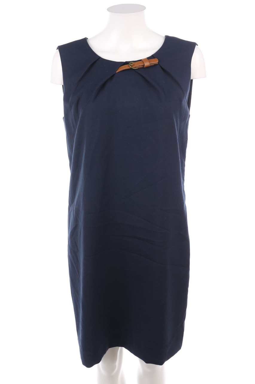 orsay - Shift-Kleid mit Kunstleder-Details - L