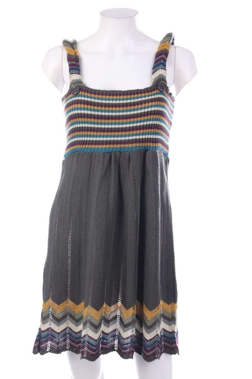 No Label - Knit Dress with Stripes - D 36