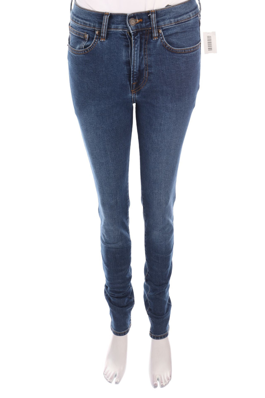 H&M - Raw Denim Skinny-Jeans - M