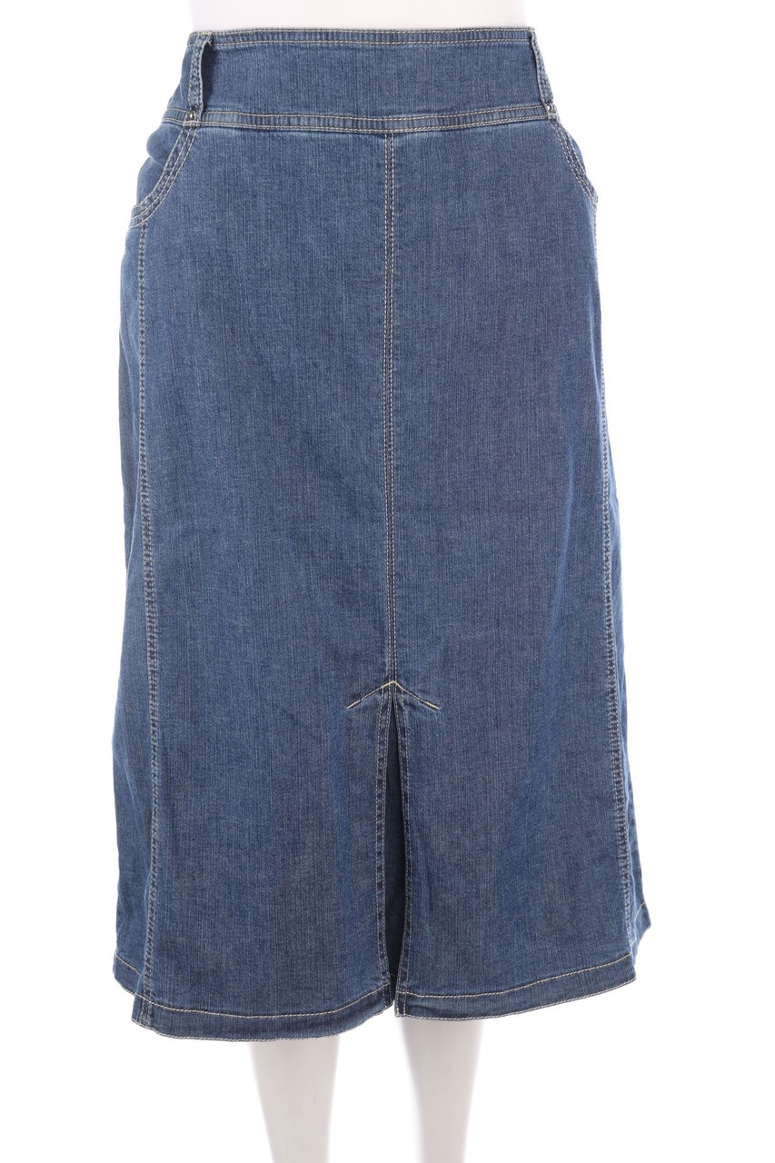 SAMOON - Midi-Jeansrock - 2XL