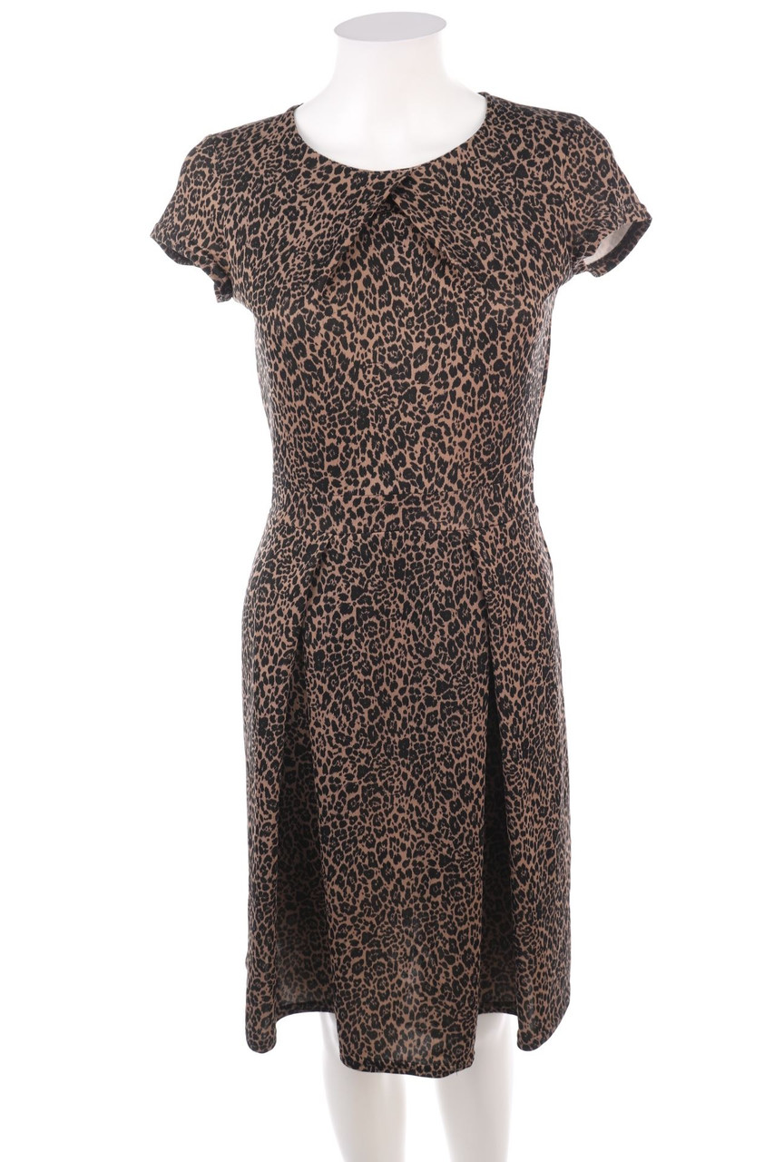 EGERIE PARIS - Skater Dress with Animal Print - S