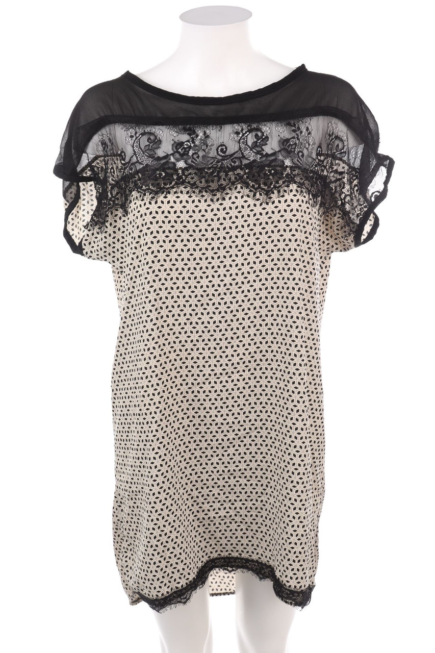 Ohne Label - Kleid mit Spitze - L