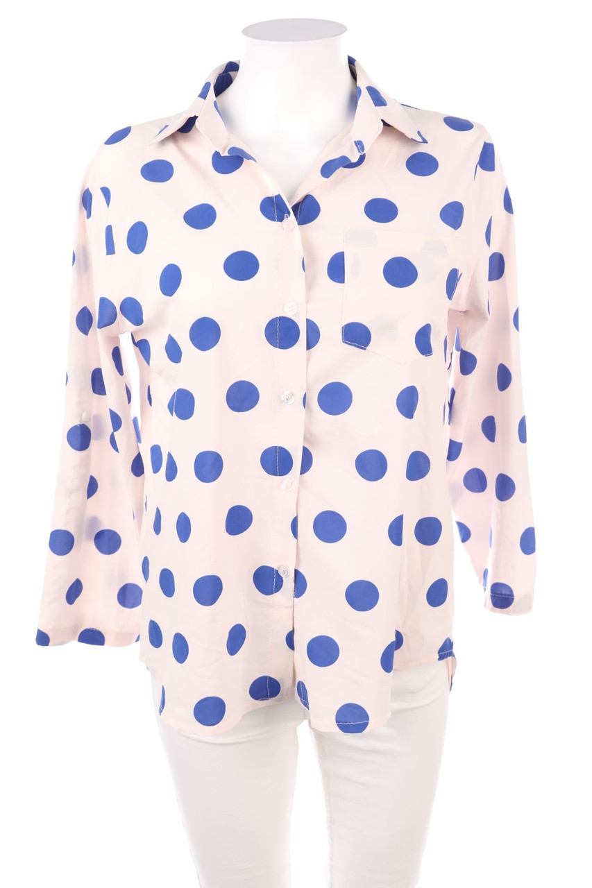 No Label - Shirt Blouse with Dots - D 42