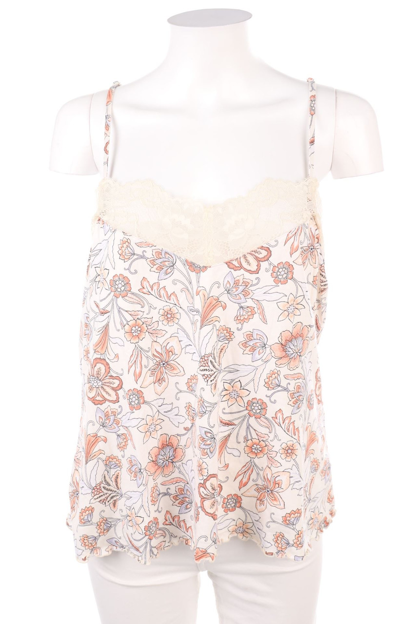No Label - Print-Top with Lace - D 36