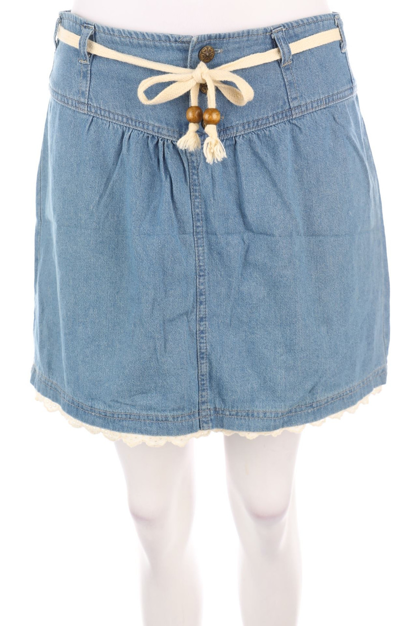 TALLY WEiJL - Denim Mini Skirt - L