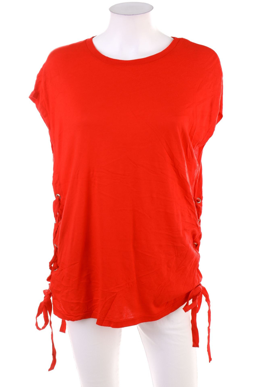 Pimkie - Kurzarm-Shirt mit Schnürung - M