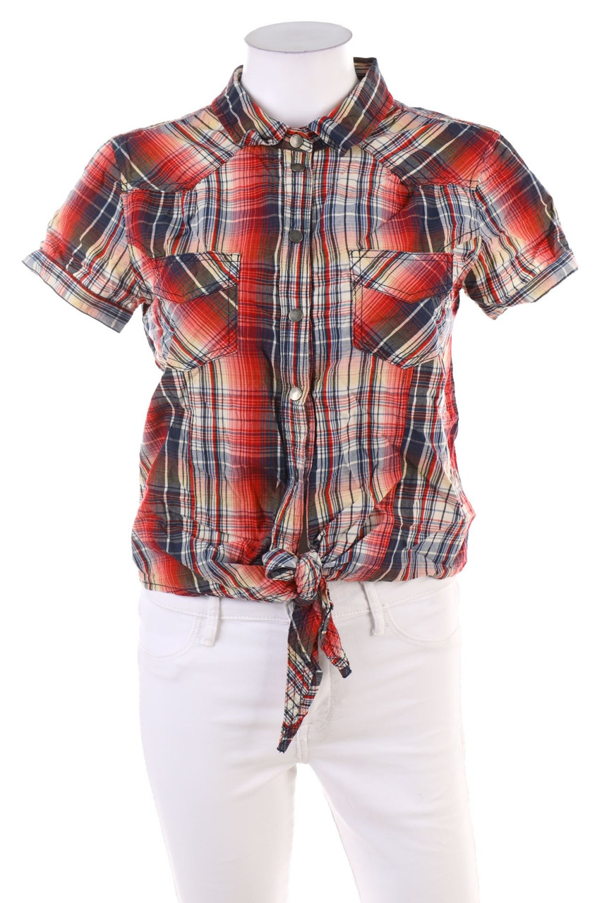 ONLY - Hemd-Bluse mit kurzem Ärmel - M