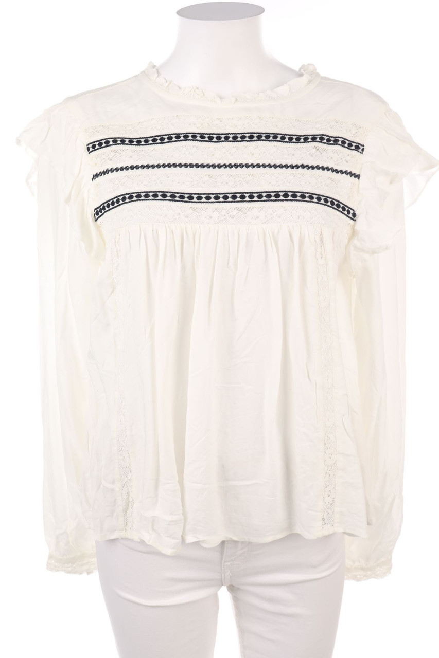 H&M - Bluse mit Spitze - D 40