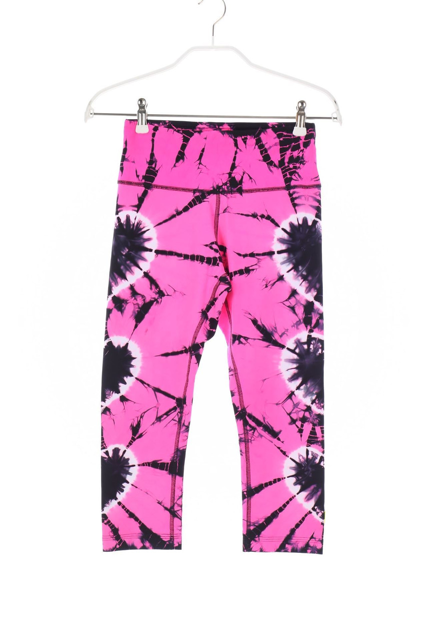 Ohne Label - Neon-Batik-Sport-Leggings - XXS