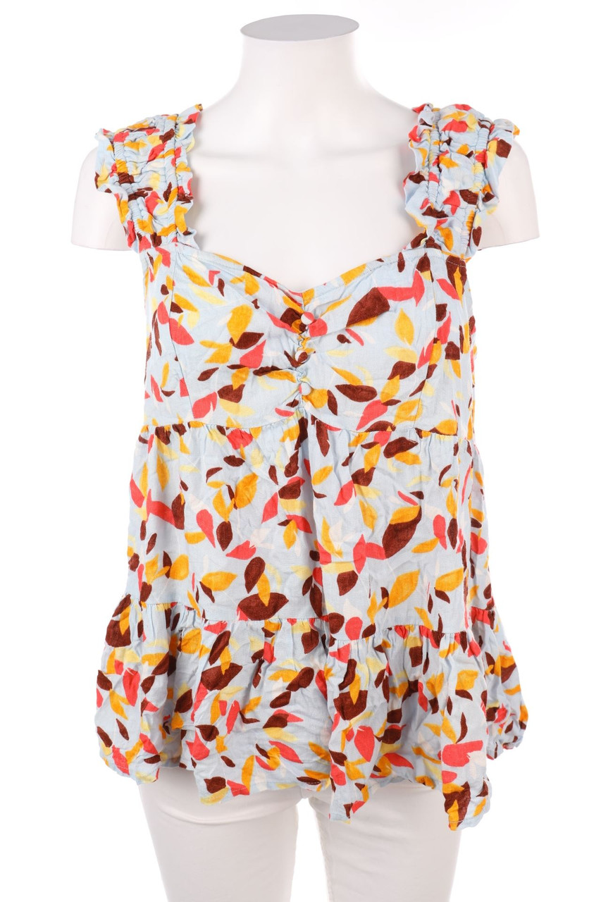 promod - Kurzarm-Shirt mit Muster - L