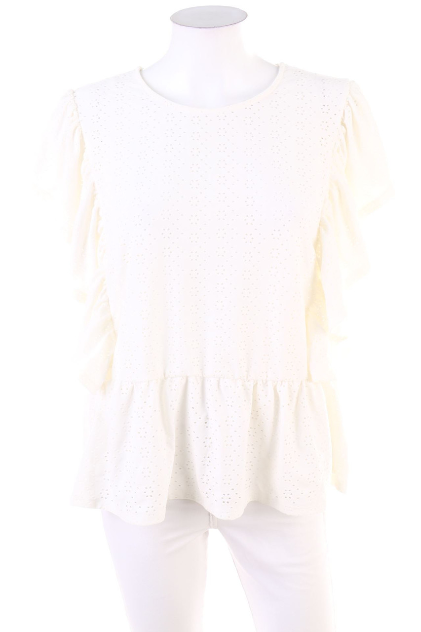 NKD - Shirt aus Lochspitze - L