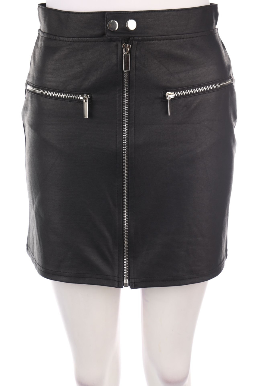 sinsay - Faux Leather Skirt - XS