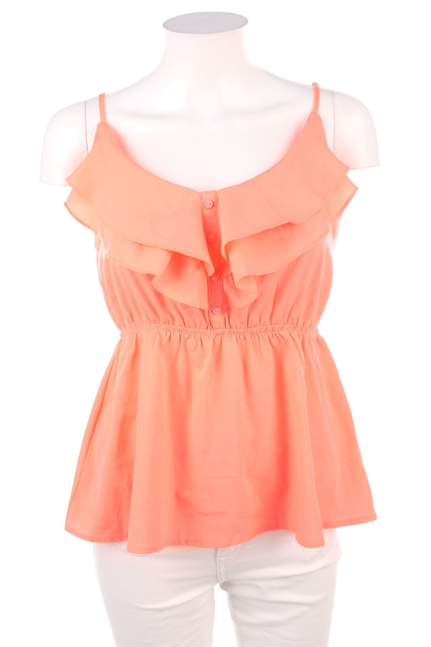 No Label - A-line Top with Volants - M