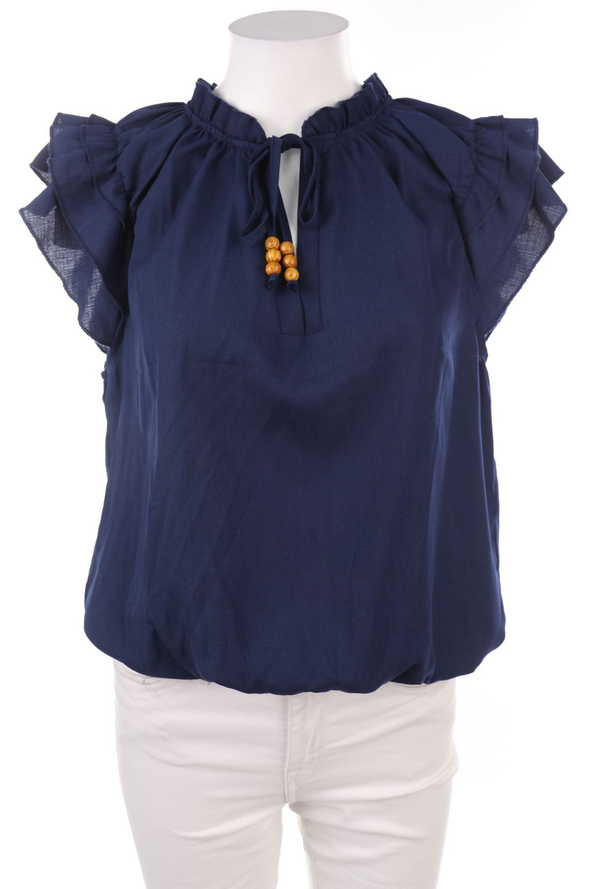 No Label - Shortsleeve Blouse with Volants - M