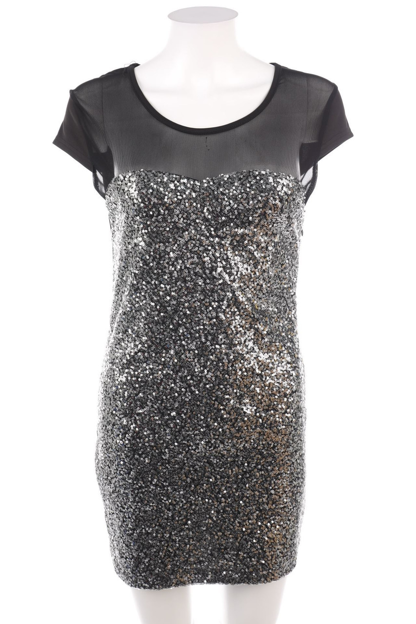 Ohne Label - Kleid mit Pailletten - S