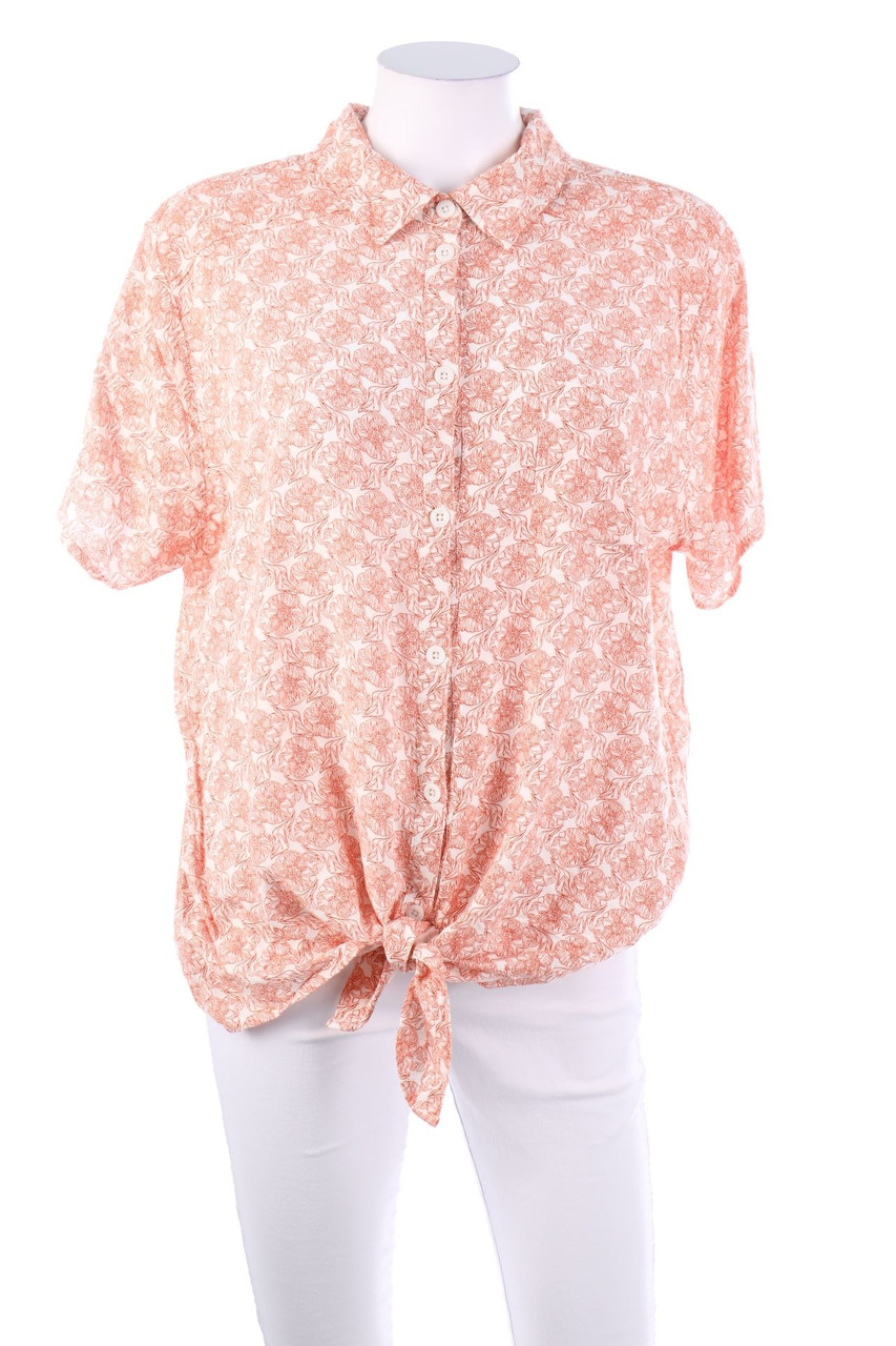 Ulla Popken - Hemd-Bluse mit kurzem Ärmel - 3XL