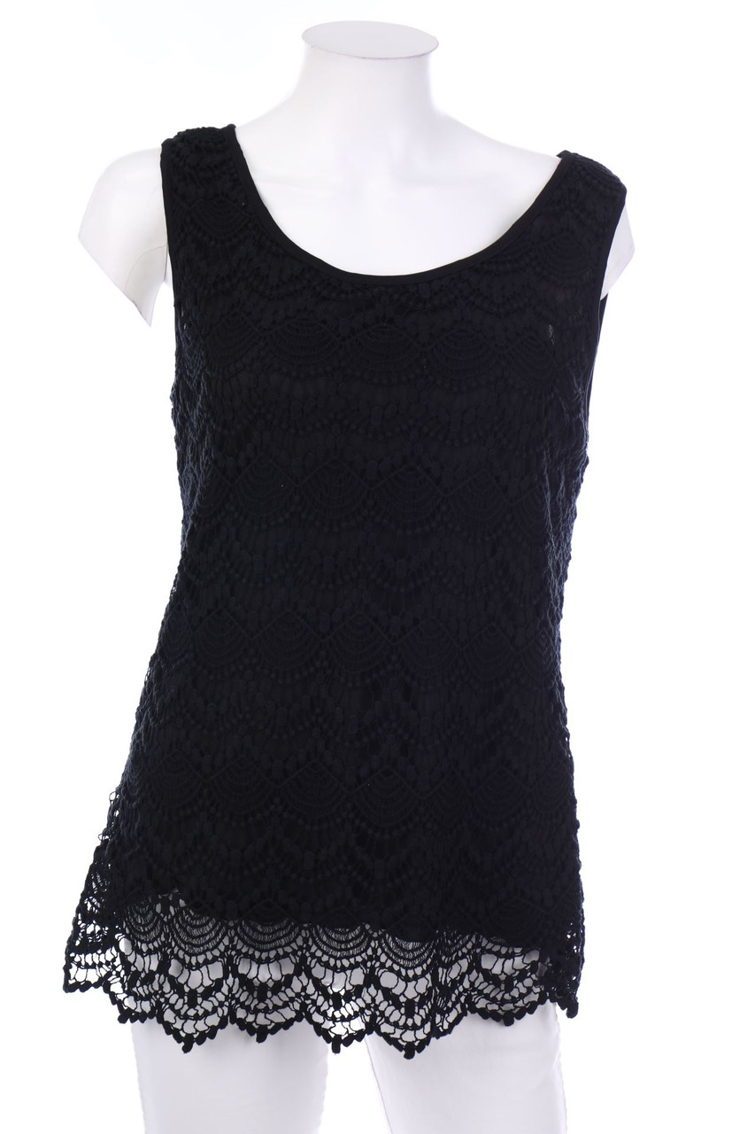 Street One - Top mit Spitze aus Baumwolle - L