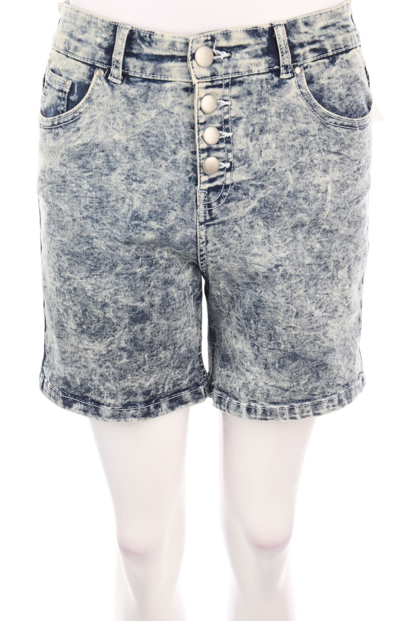 Janina - Moonwashed Jeans-Shorts - M