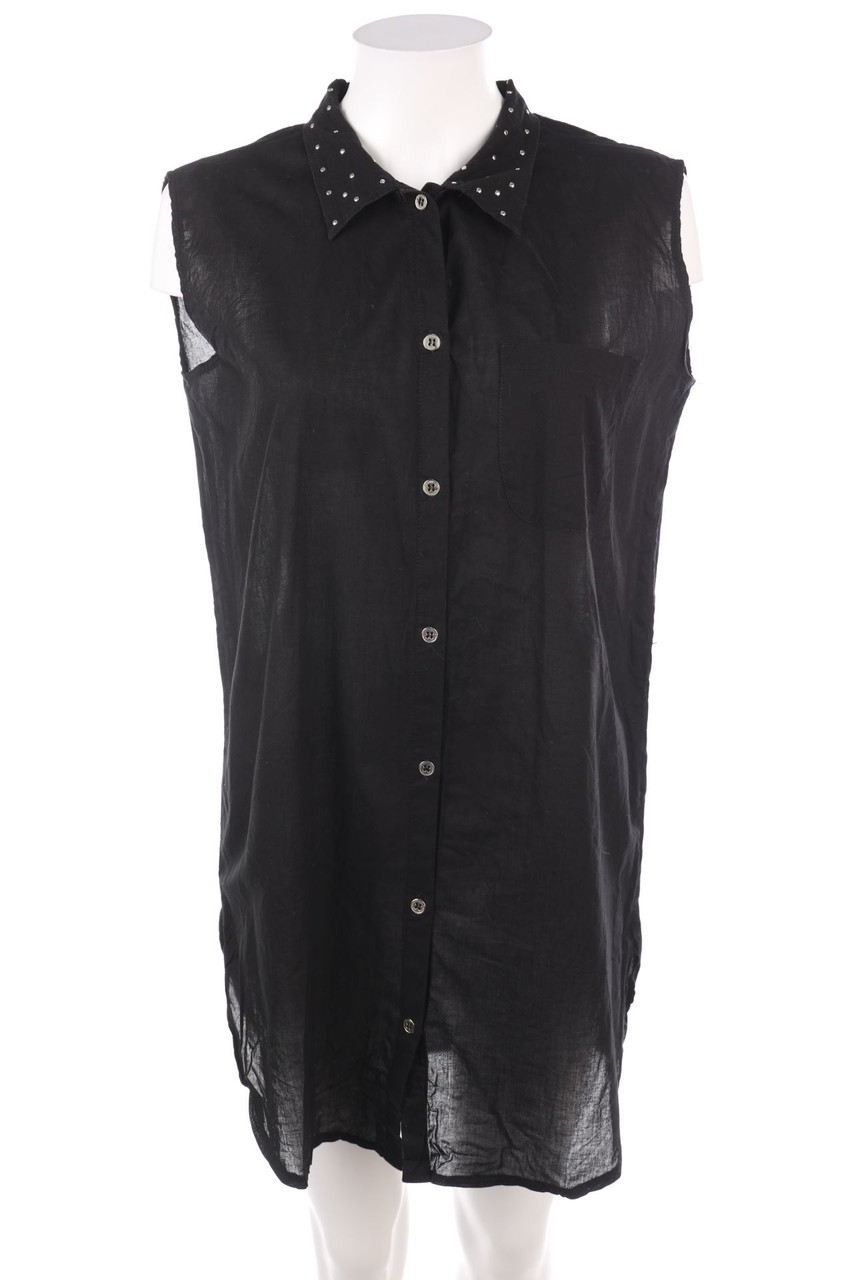 pieces - Blusenkleid mit Nieten - S