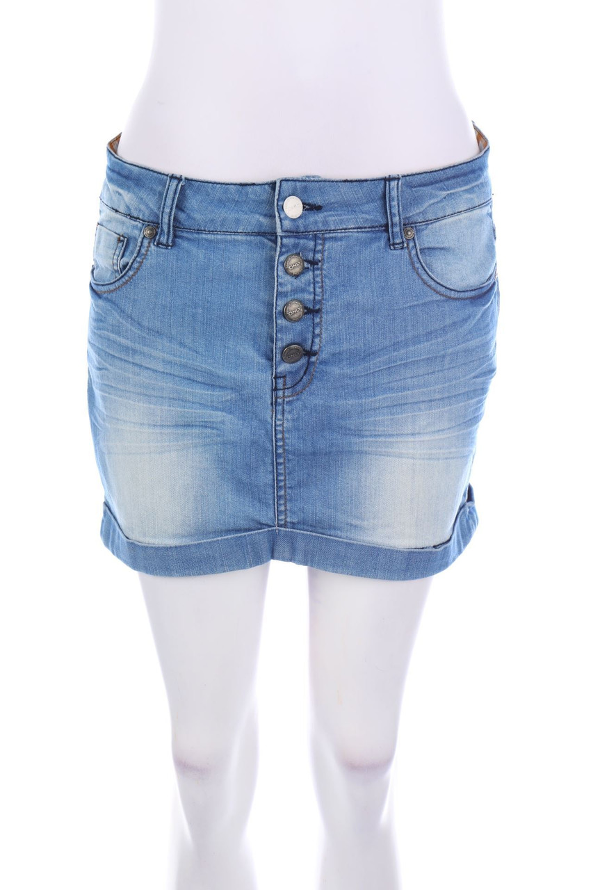 ONLY - Used Look-Mini-Jeansrock - M