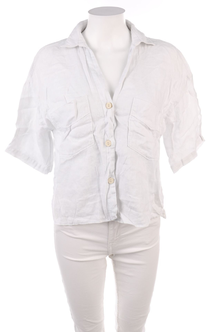 ZARA - Kurzarm-Bluse - M