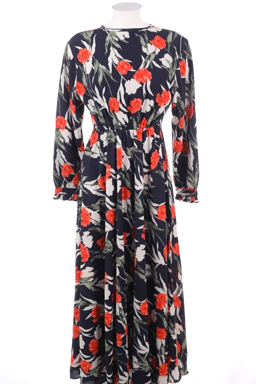 SECONDHAND - Maxi Dress with Flower Print - S