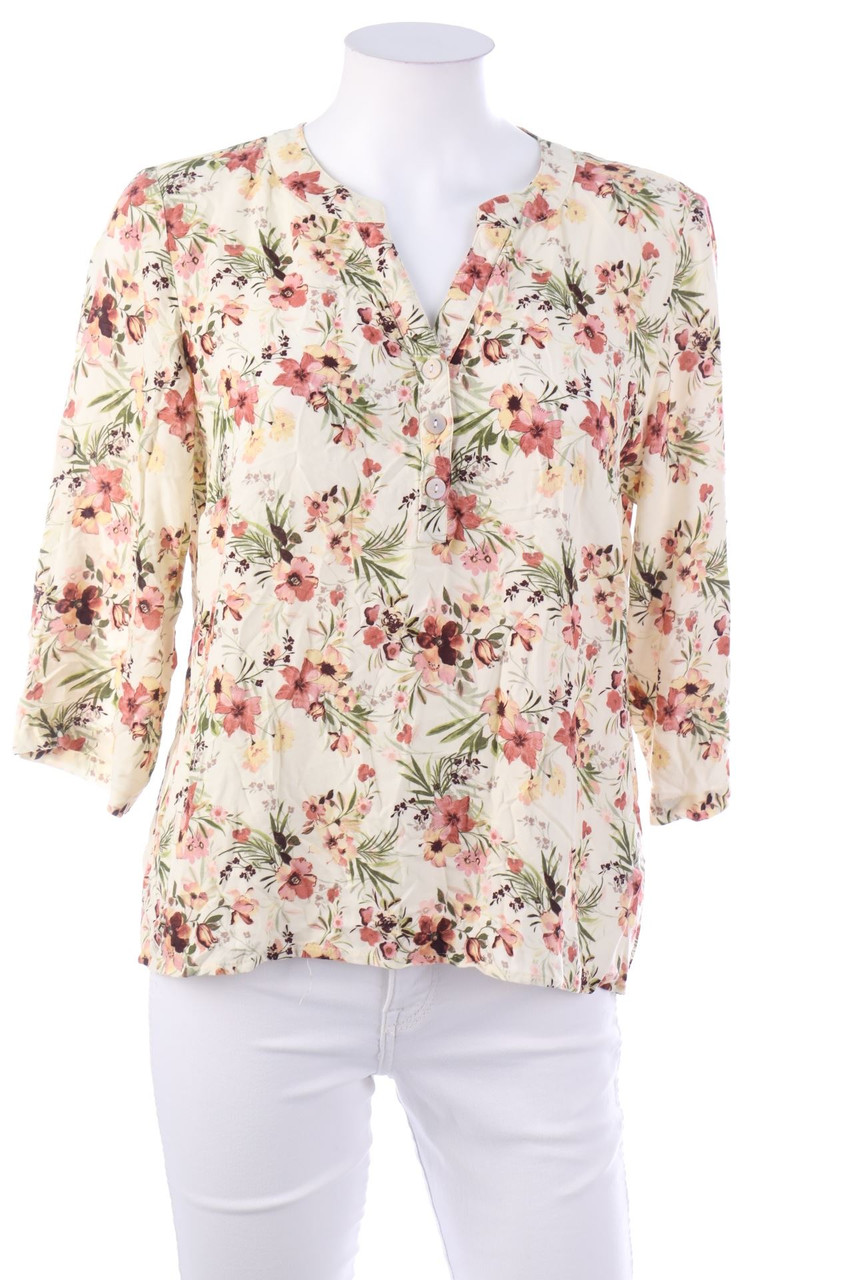 No Label - Blouse with 3/4 Sleeve - XL