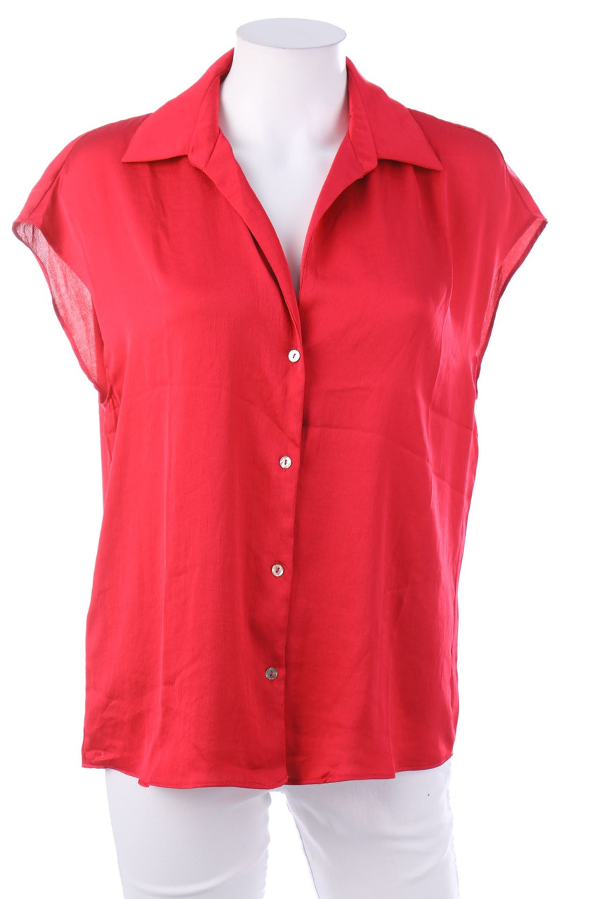 MANGO - Hemd-Bluse mit kurzem Ärmel - M