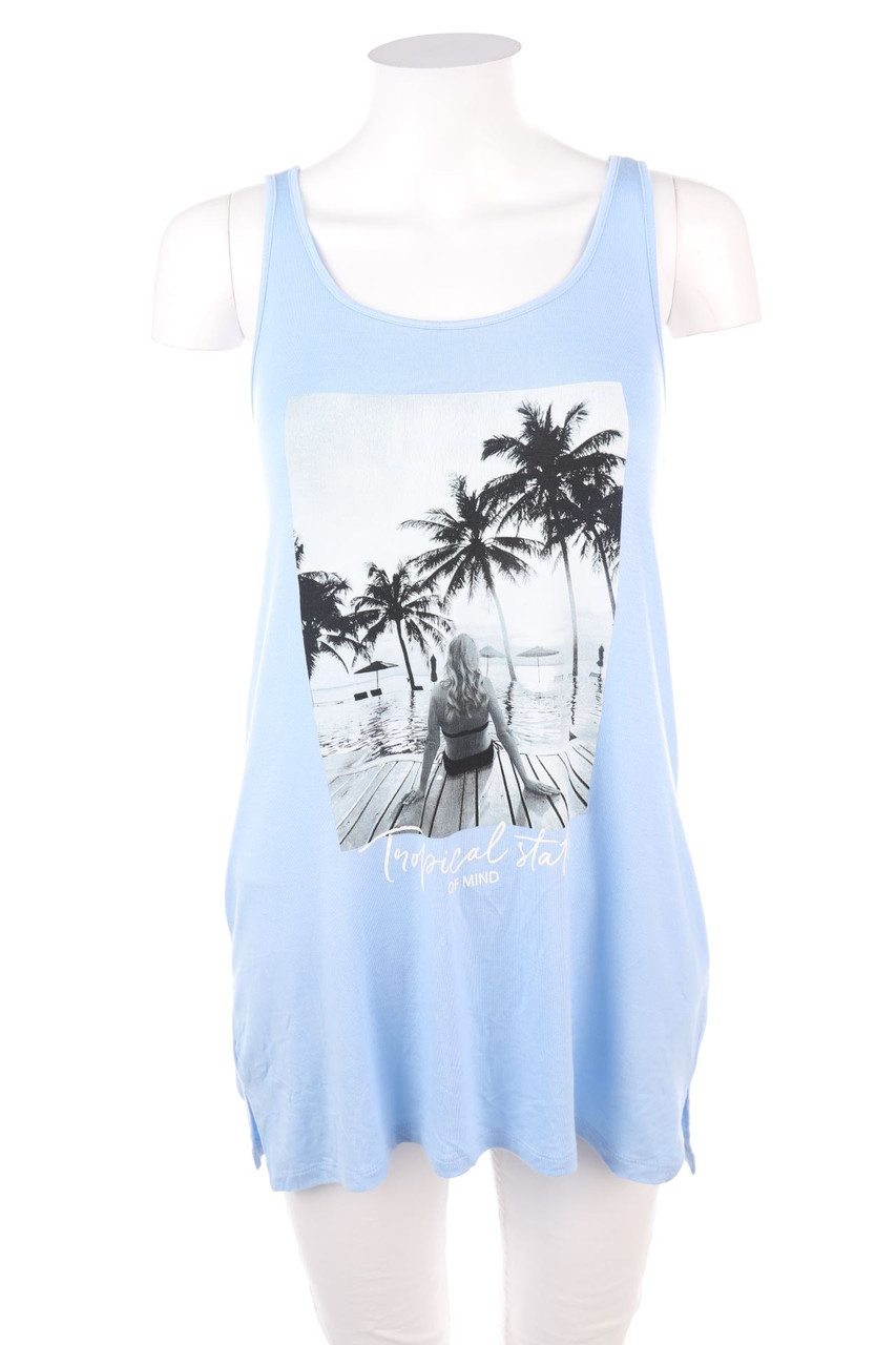 AMISU - Top mit Foto-Print - XS