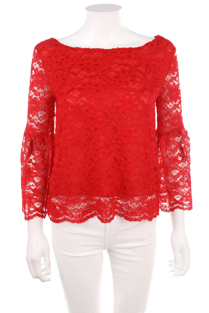 No Label - Blouse, Lace - M