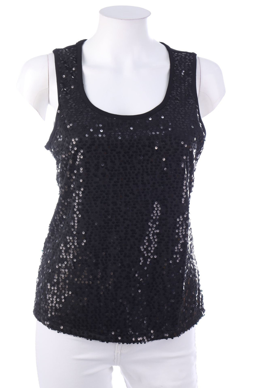 blue motion - Glitzer-Top - S