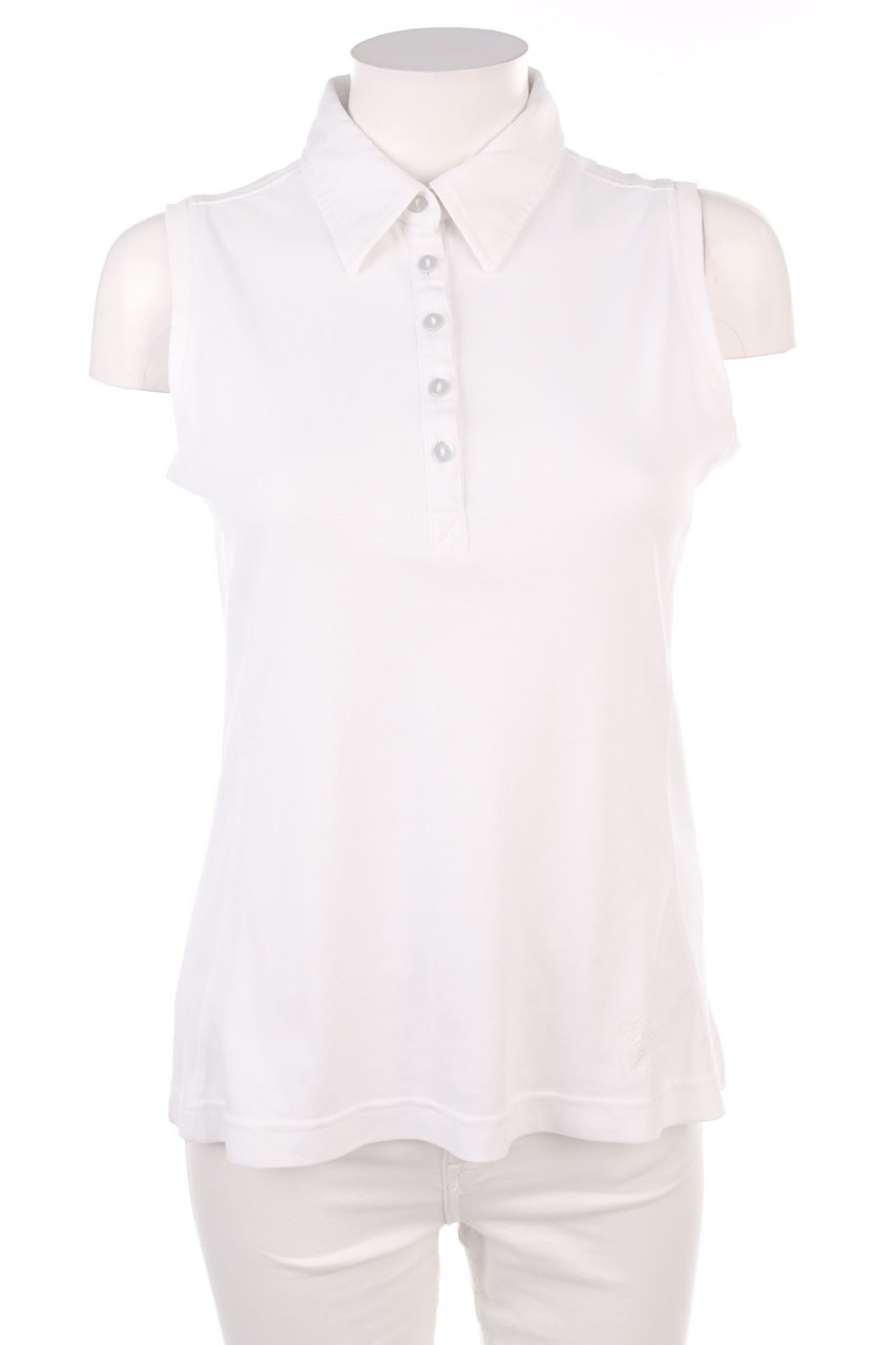 GALVIN GREEN - sleeveless polo shirt - S