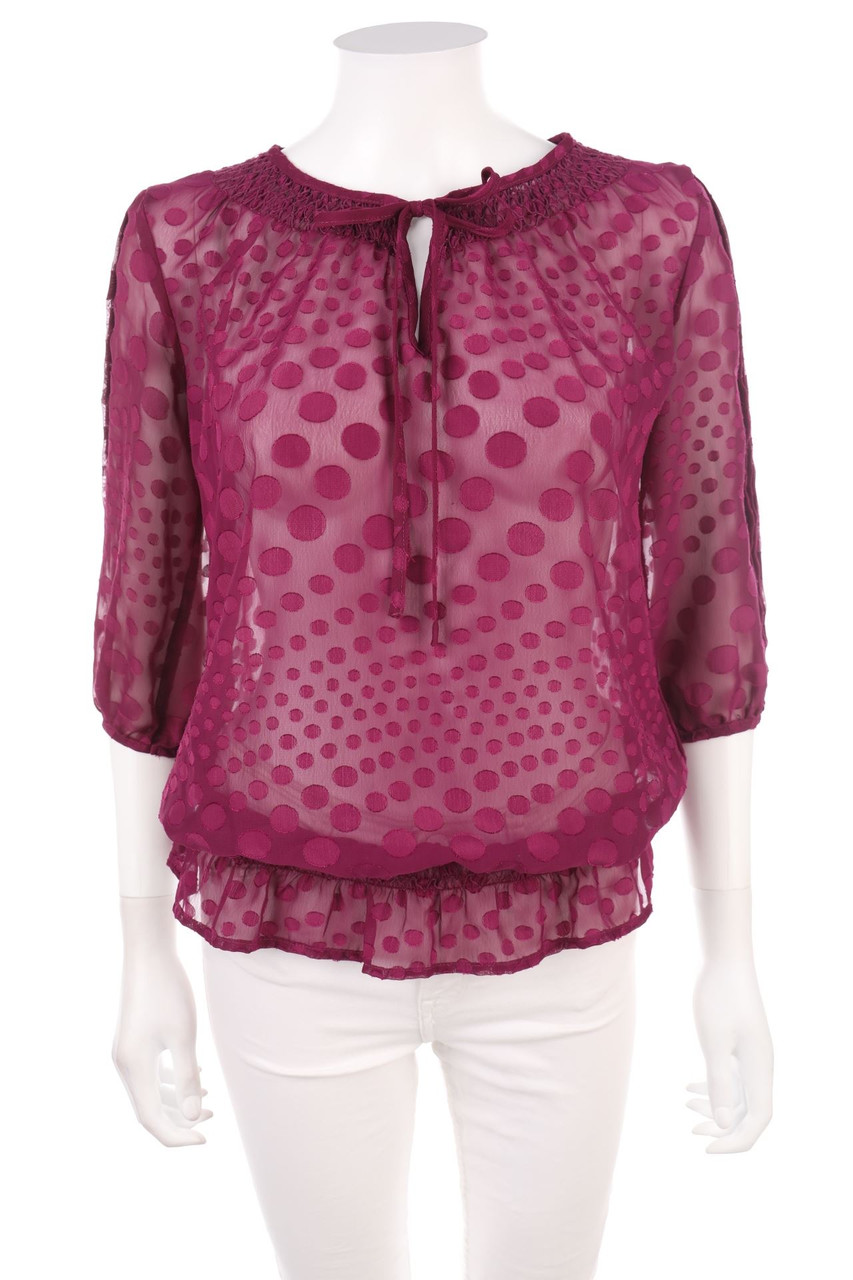 NEW LOOK - Chiffon-Bluse mit 3/4-Ärmel - D 32